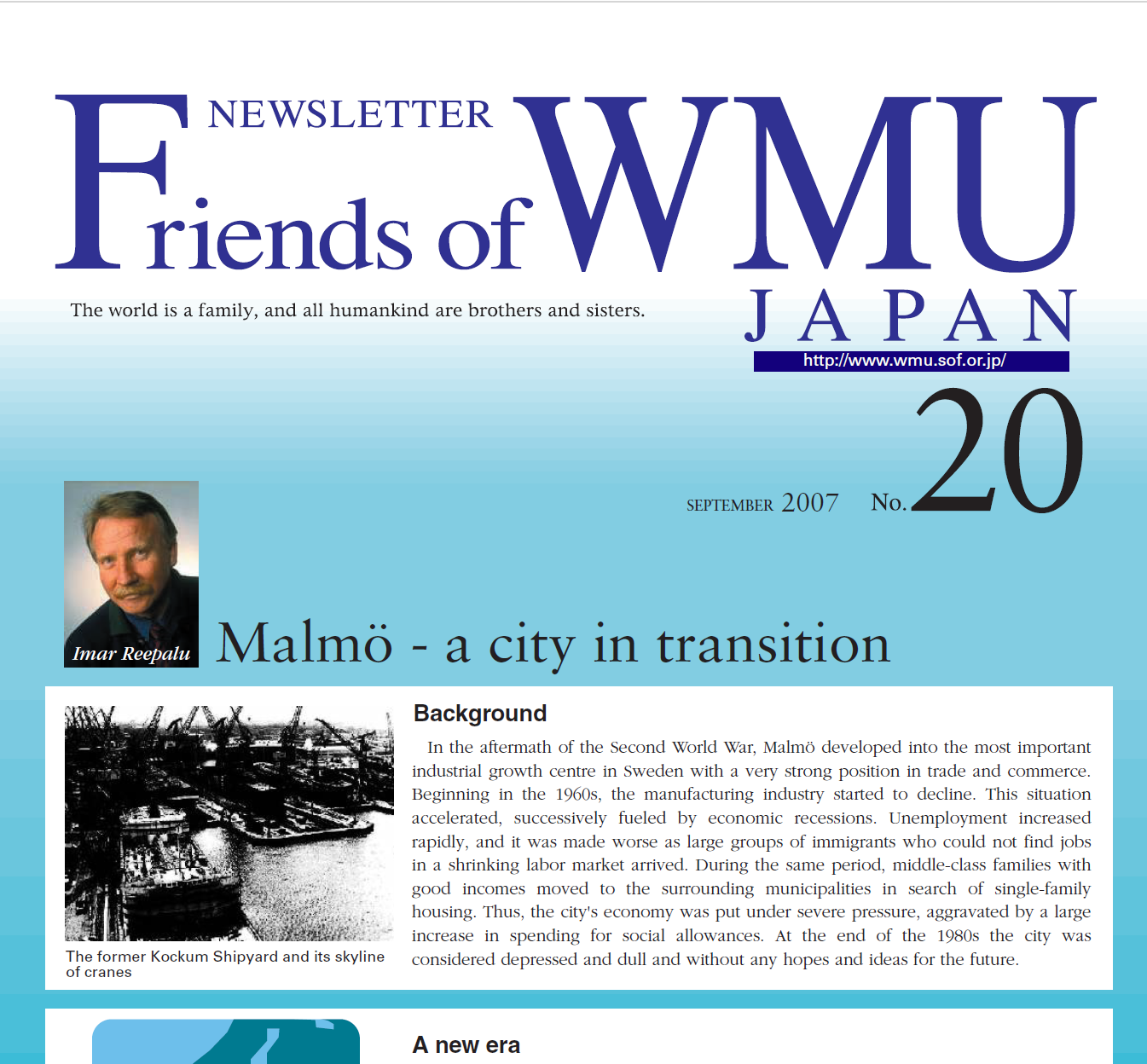 Newsletter #20 (September 2007)