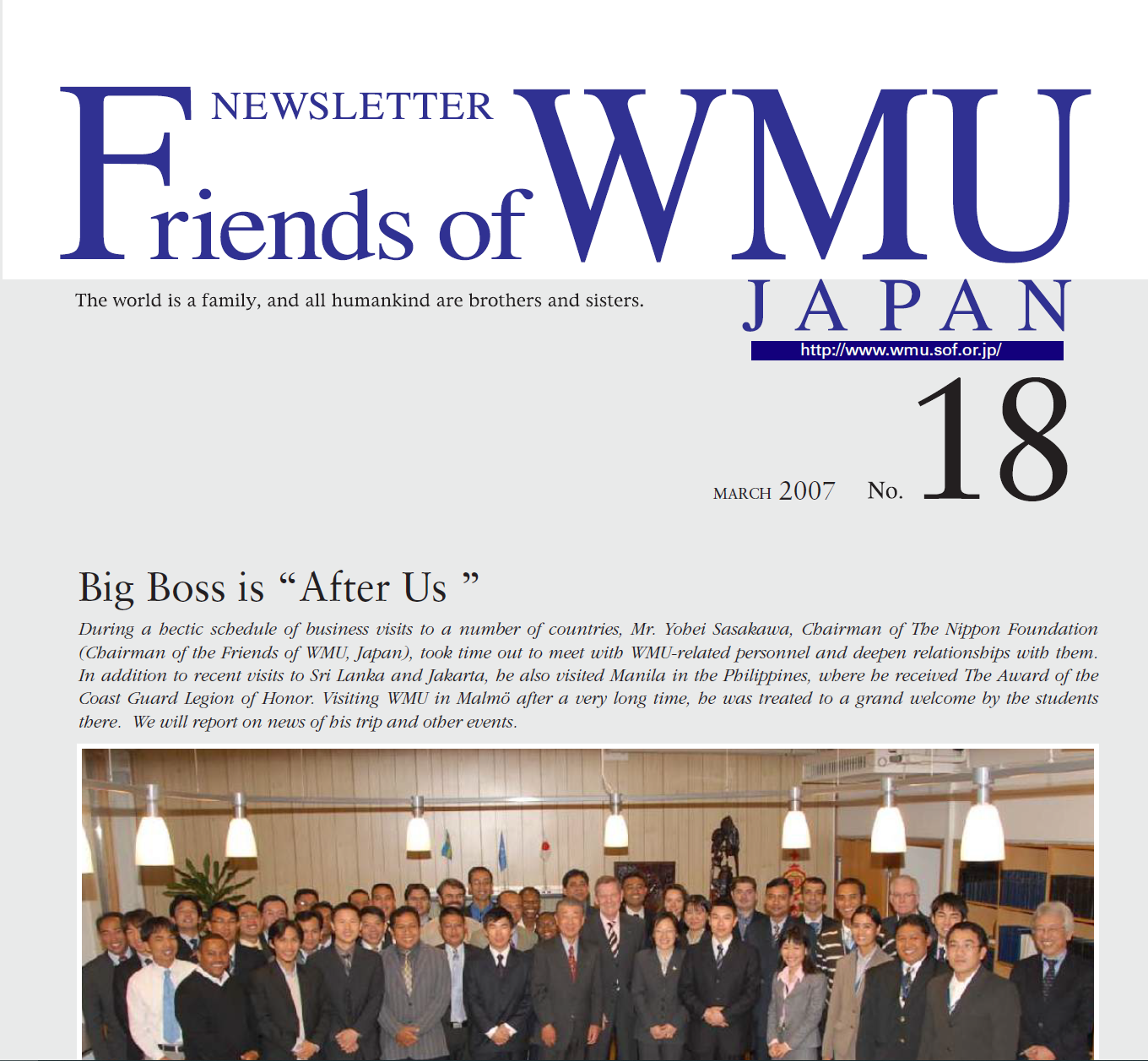 Newsletter #18 (March 2007)