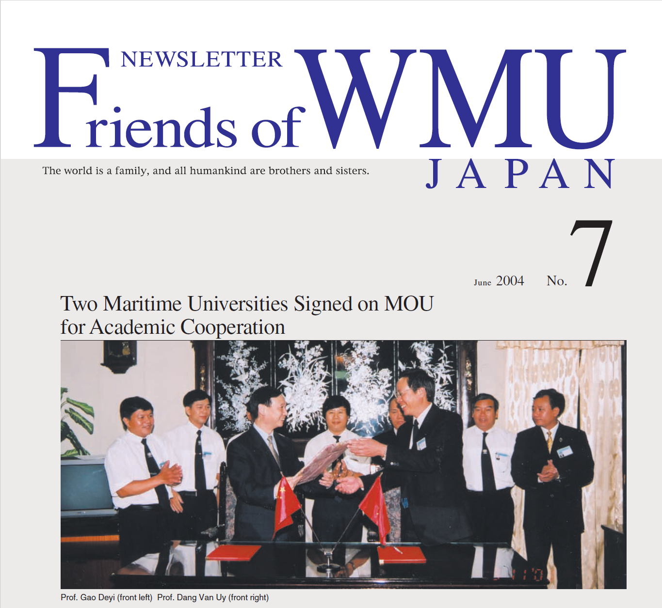 Newsletter #7 (June 2004)