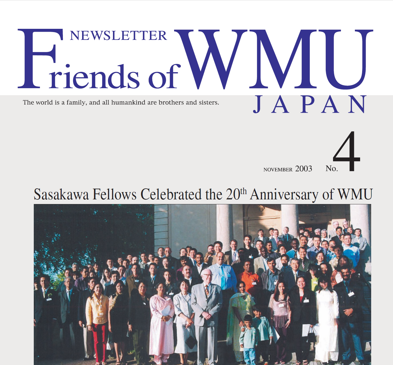 Newsletter #4 (Spetember 2003)